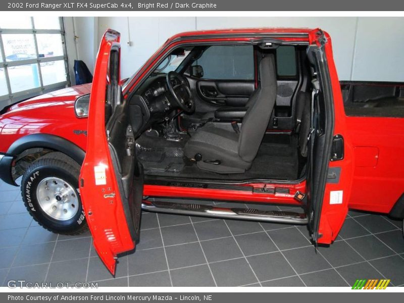 Bright Red / Dark Graphite 2002 Ford Ranger XLT FX4 SuperCab 4x4