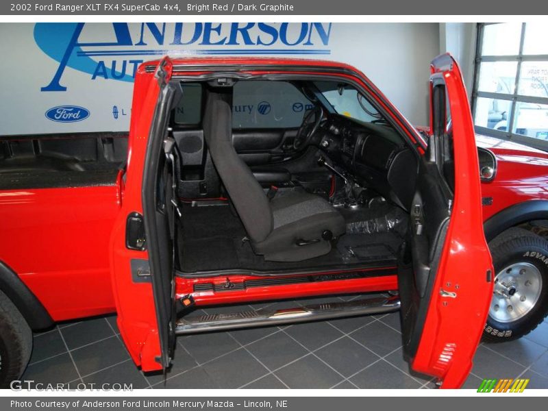 Bright Red / Dark Graphite 2002 Ford Ranger XLT FX4 SuperCab 4x4