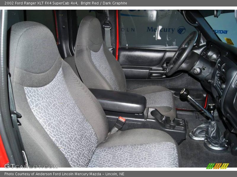Bright Red / Dark Graphite 2002 Ford Ranger XLT FX4 SuperCab 4x4