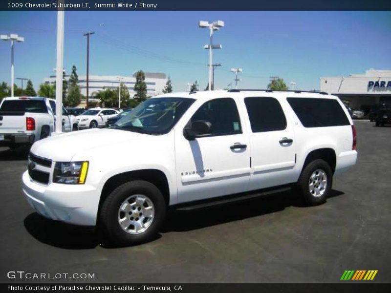Summit White / Ebony 2009 Chevrolet Suburban LT