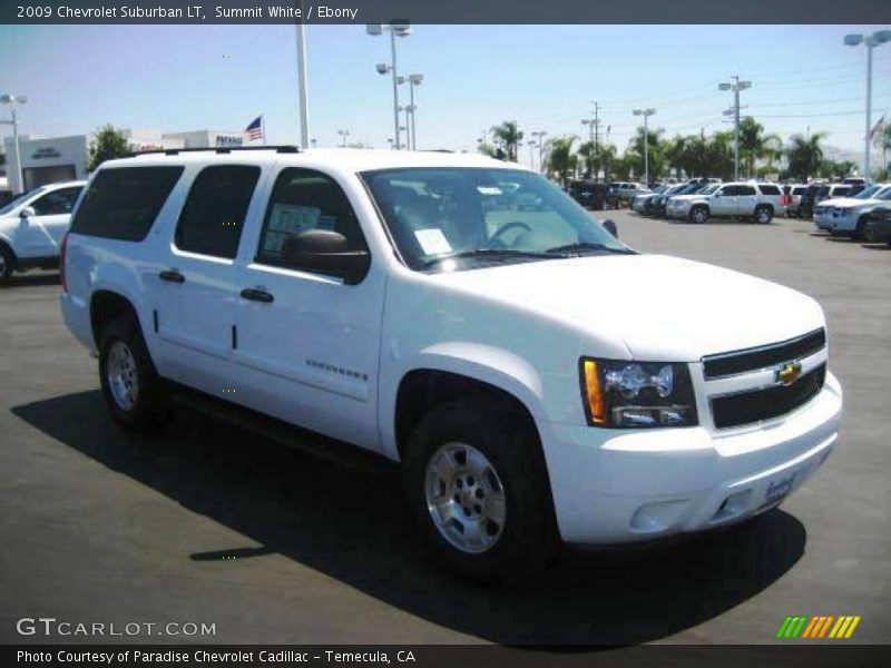 Summit White / Ebony 2009 Chevrolet Suburban LT