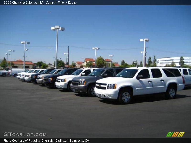 Summit White / Ebony 2009 Chevrolet Suburban LT