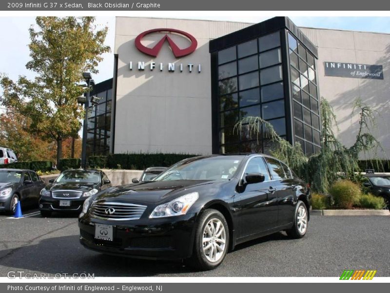 Black Obsidian / Graphite 2009 Infiniti G 37 x Sedan