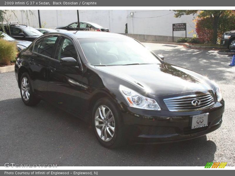 Black Obsidian / Graphite 2009 Infiniti G 37 x Sedan