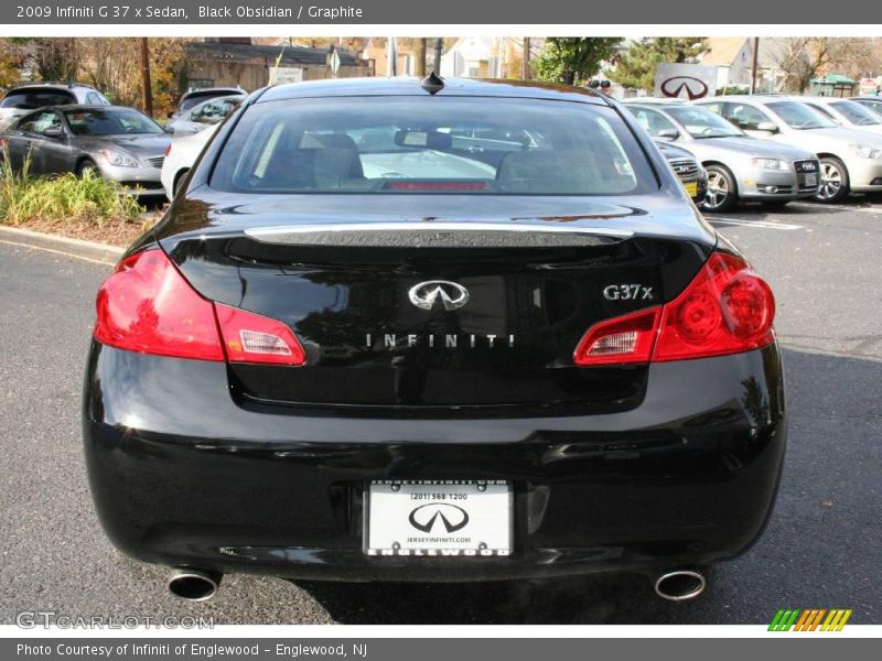 Black Obsidian / Graphite 2009 Infiniti G 37 x Sedan