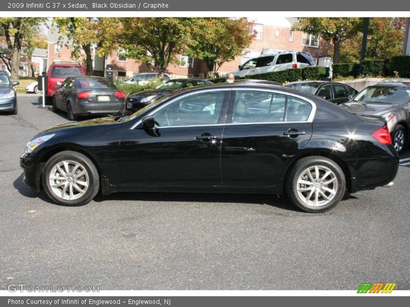 Black Obsidian / Graphite 2009 Infiniti G 37 x Sedan