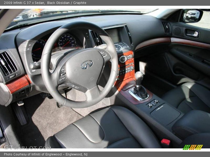 Black Obsidian / Graphite 2009 Infiniti G 37 x Sedan