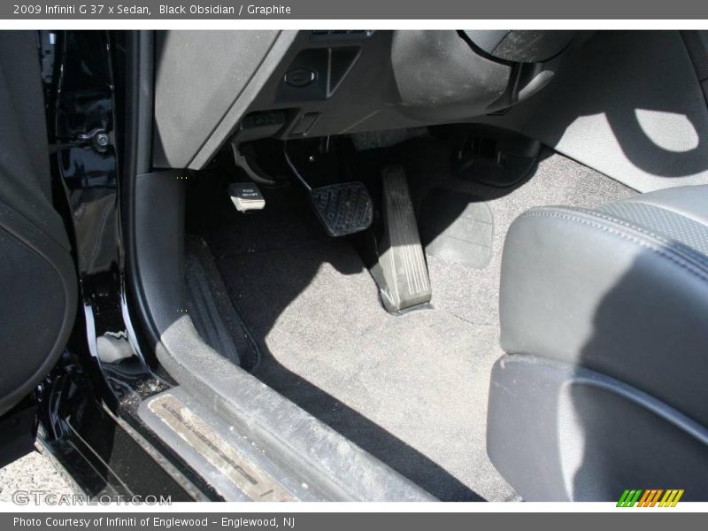 Black Obsidian / Graphite 2009 Infiniti G 37 x Sedan