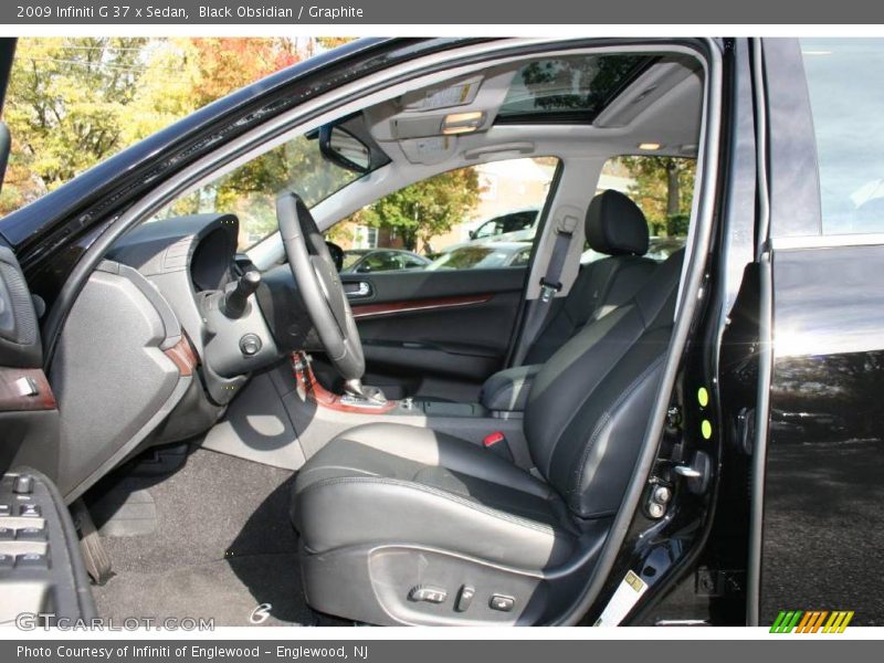 Black Obsidian / Graphite 2009 Infiniti G 37 x Sedan