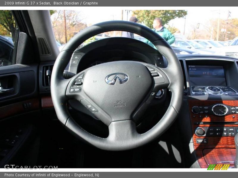 Black Obsidian / Graphite 2009 Infiniti G 37 x Sedan