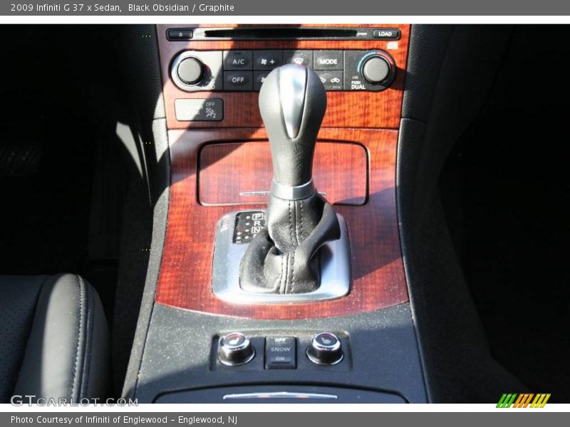Black Obsidian / Graphite 2009 Infiniti G 37 x Sedan