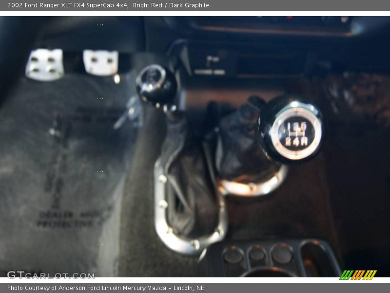 Bright Red / Dark Graphite 2002 Ford Ranger XLT FX4 SuperCab 4x4