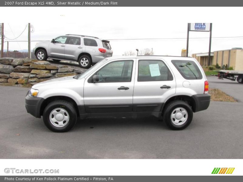 Silver Metallic / Medium/Dark Flint 2007 Ford Escape XLS 4WD