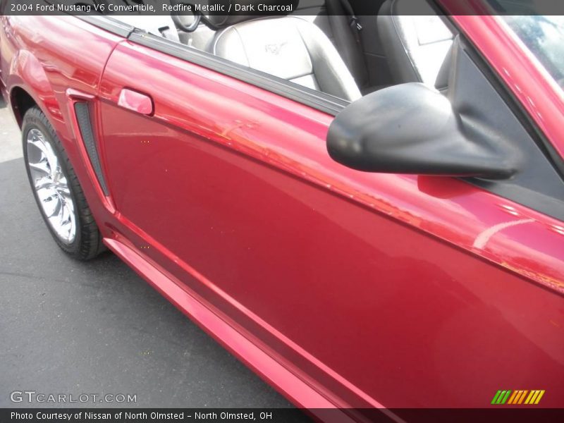 Redfire Metallic / Dark Charcoal 2004 Ford Mustang V6 Convertible