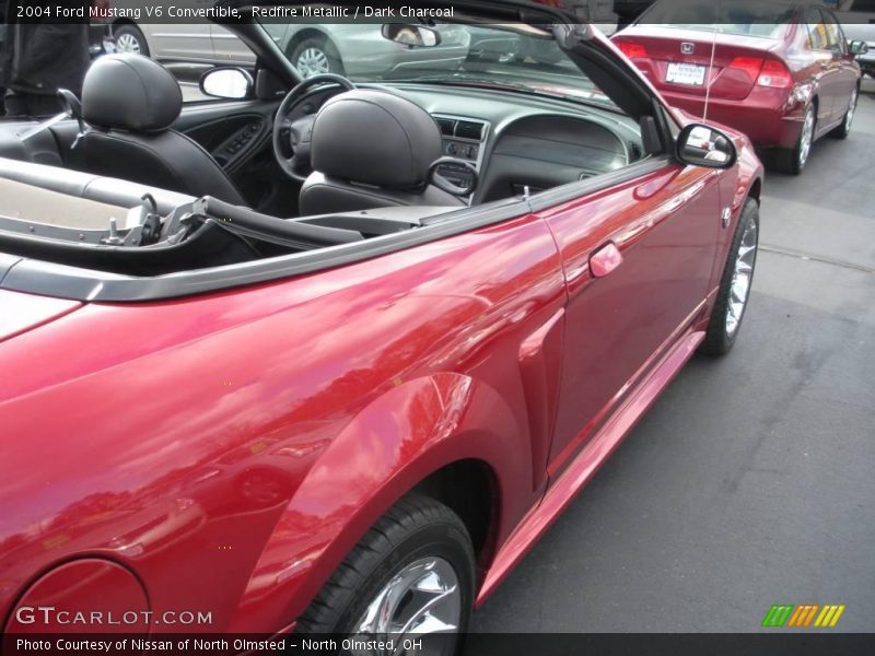 Redfire Metallic / Dark Charcoal 2004 Ford Mustang V6 Convertible