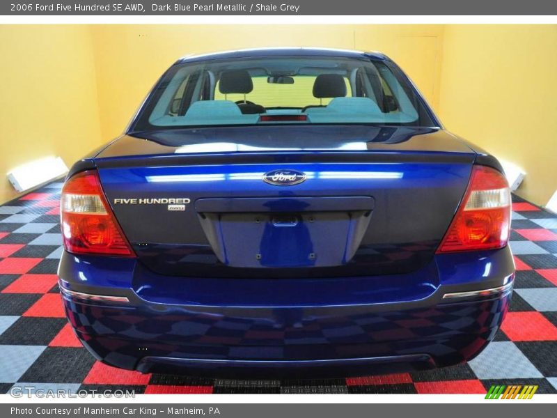 Dark Blue Pearl Metallic / Shale Grey 2006 Ford Five Hundred SE AWD