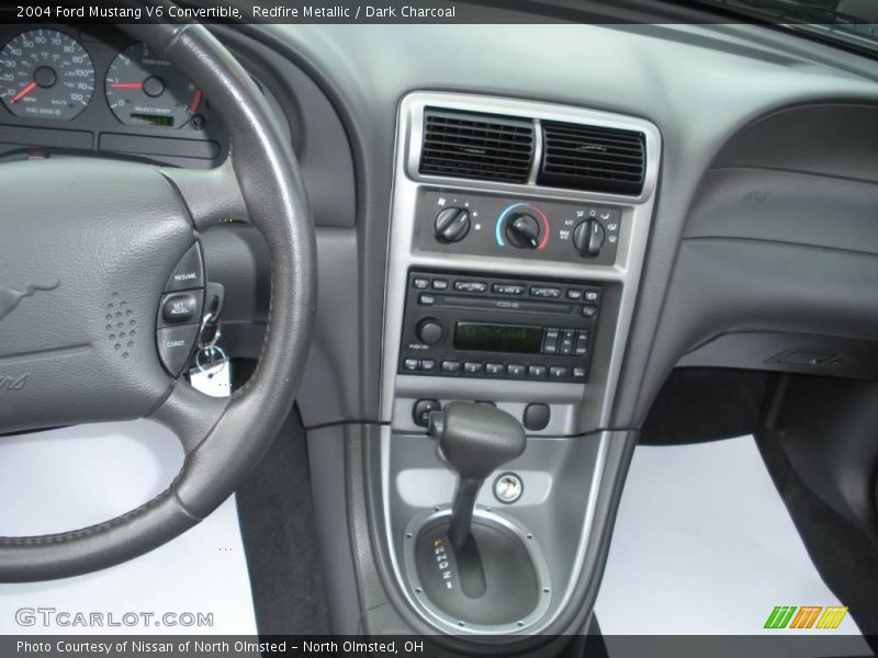 Redfire Metallic / Dark Charcoal 2004 Ford Mustang V6 Convertible