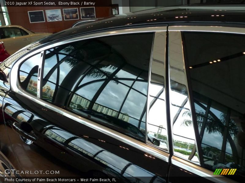 Ebony Black / Barley 2010 Jaguar XF Sport Sedan