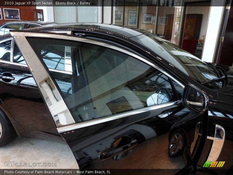 Ebony Black / Barley 2010 Jaguar XF Sport Sedan