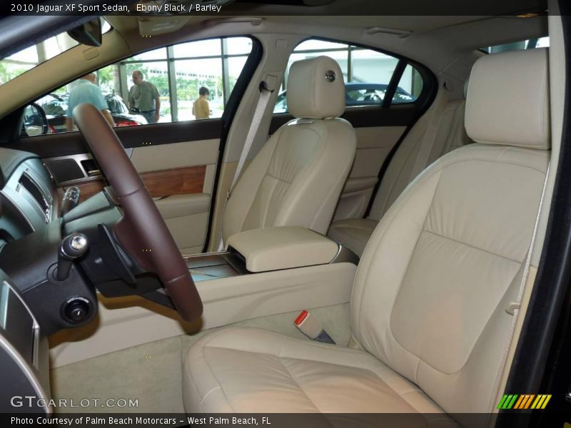 Ebony Black / Barley 2010 Jaguar XF Sport Sedan