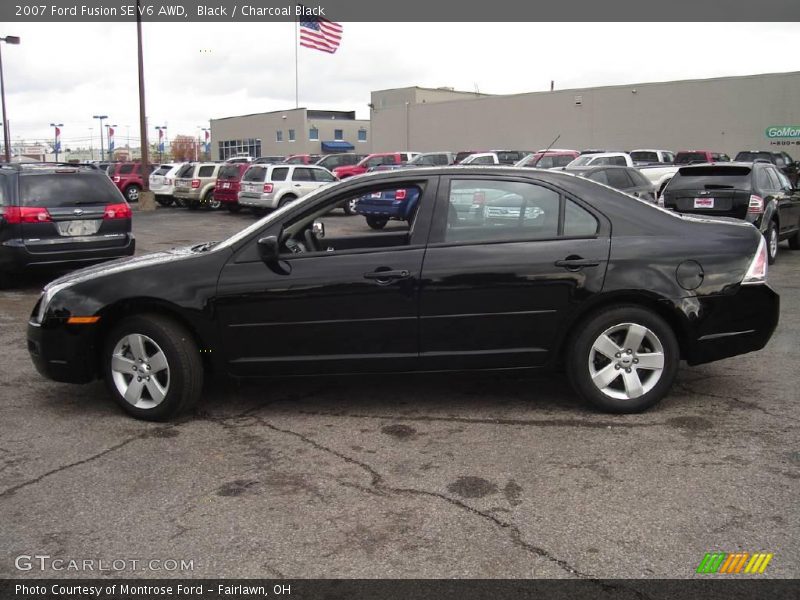 Black / Charcoal Black 2007 Ford Fusion SE V6 AWD
