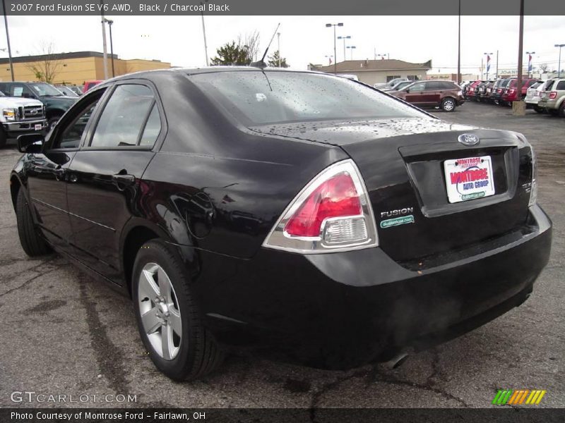 Black / Charcoal Black 2007 Ford Fusion SE V6 AWD