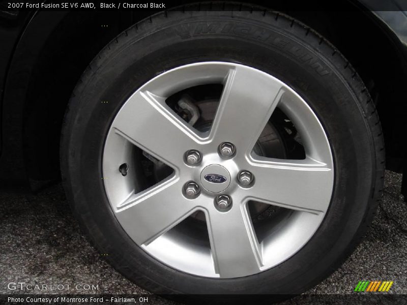 Black / Charcoal Black 2007 Ford Fusion SE V6 AWD
