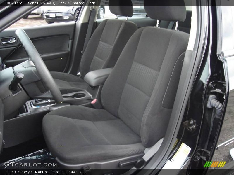 Black / Charcoal Black 2007 Ford Fusion SE V6 AWD