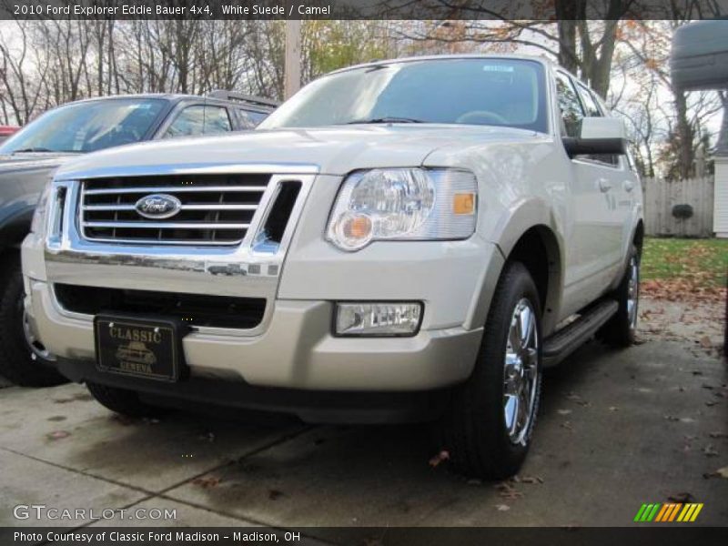 White Suede / Camel 2010 Ford Explorer Eddie Bauer 4x4