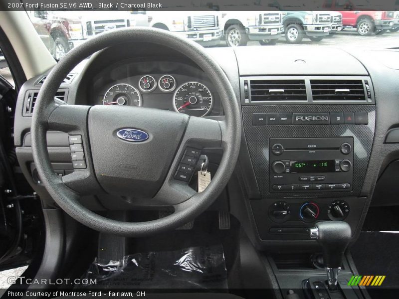 Black / Charcoal Black 2007 Ford Fusion SE V6 AWD