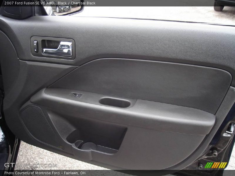 Black / Charcoal Black 2007 Ford Fusion SE V6 AWD