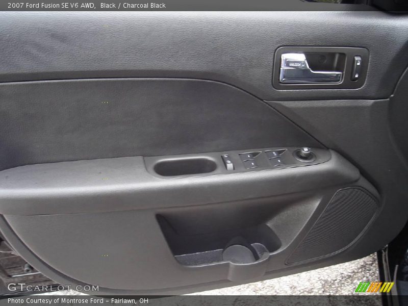 Black / Charcoal Black 2007 Ford Fusion SE V6 AWD