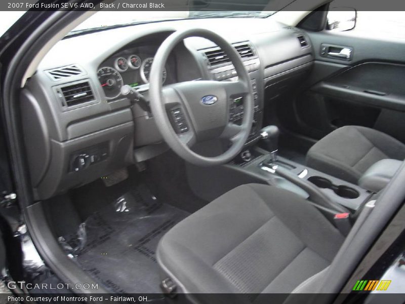 Black / Charcoal Black 2007 Ford Fusion SE V6 AWD