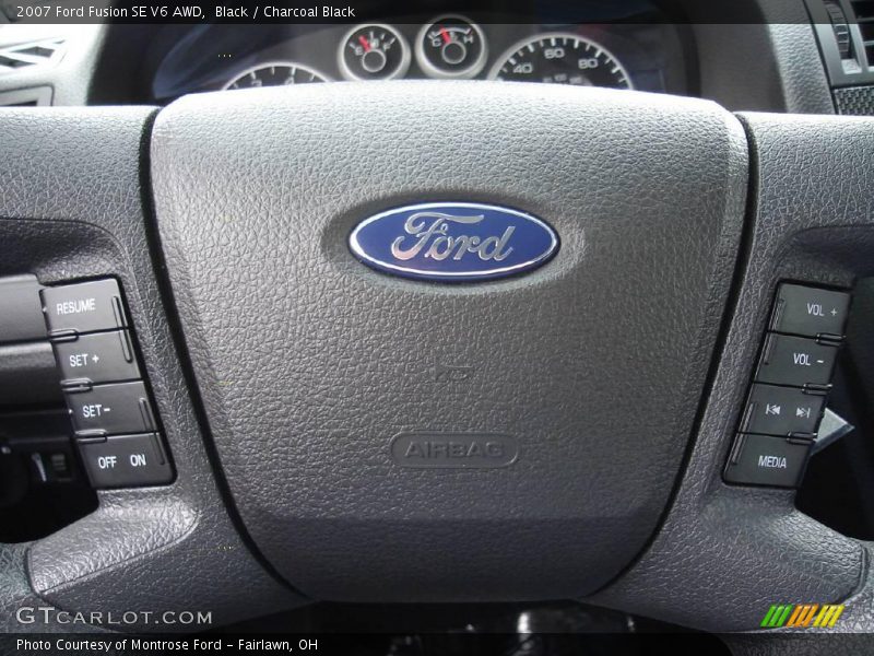 Black / Charcoal Black 2007 Ford Fusion SE V6 AWD