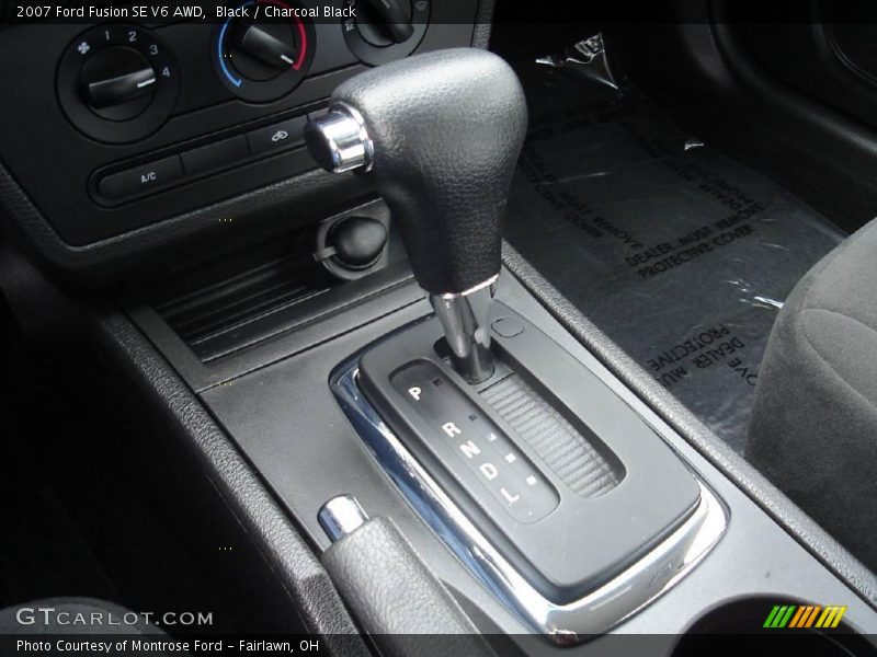 Black / Charcoal Black 2007 Ford Fusion SE V6 AWD