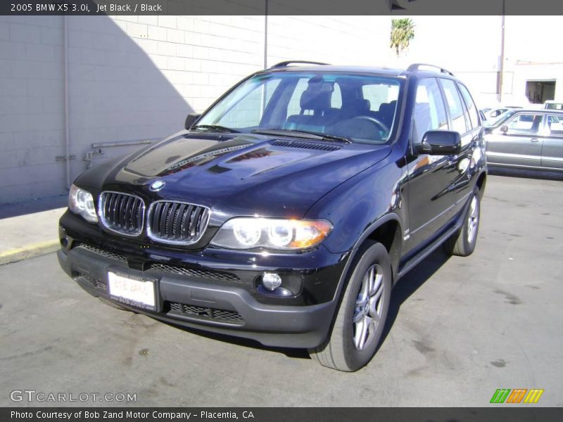 Jet Black / Black 2005 BMW X5 3.0i