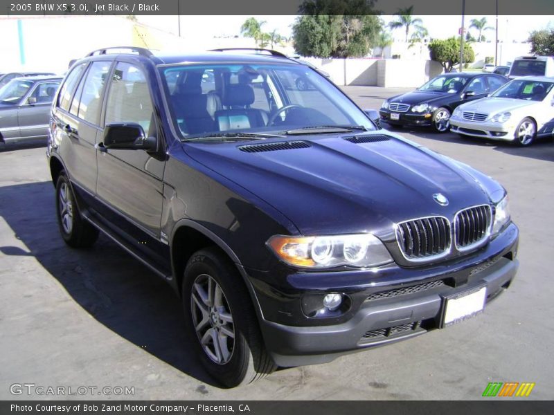 Jet Black / Black 2005 BMW X5 3.0i