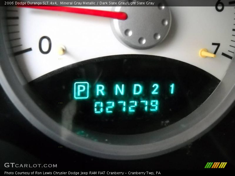 Mineral Gray Metallic / Dark Slate Gray/Light Slate Gray 2006 Dodge Durango SLT 4x4
