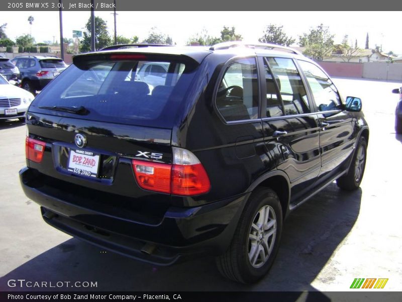 Jet Black / Black 2005 BMW X5 3.0i