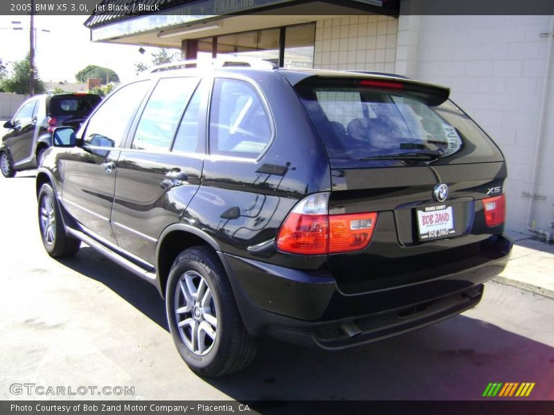 Jet Black / Black 2005 BMW X5 3.0i