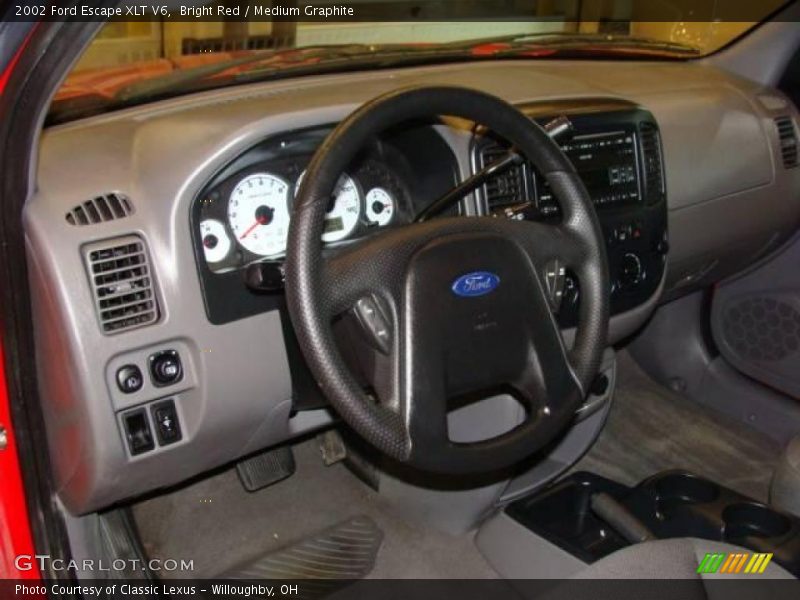Bright Red / Medium Graphite 2002 Ford Escape XLT V6