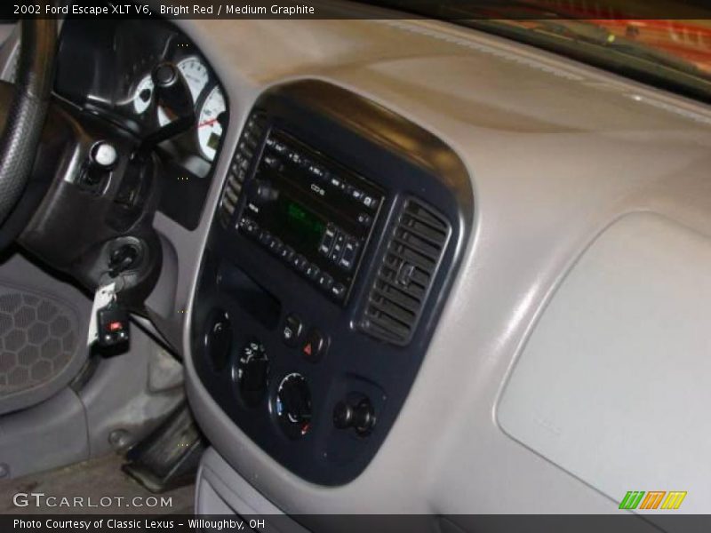 Bright Red / Medium Graphite 2002 Ford Escape XLT V6