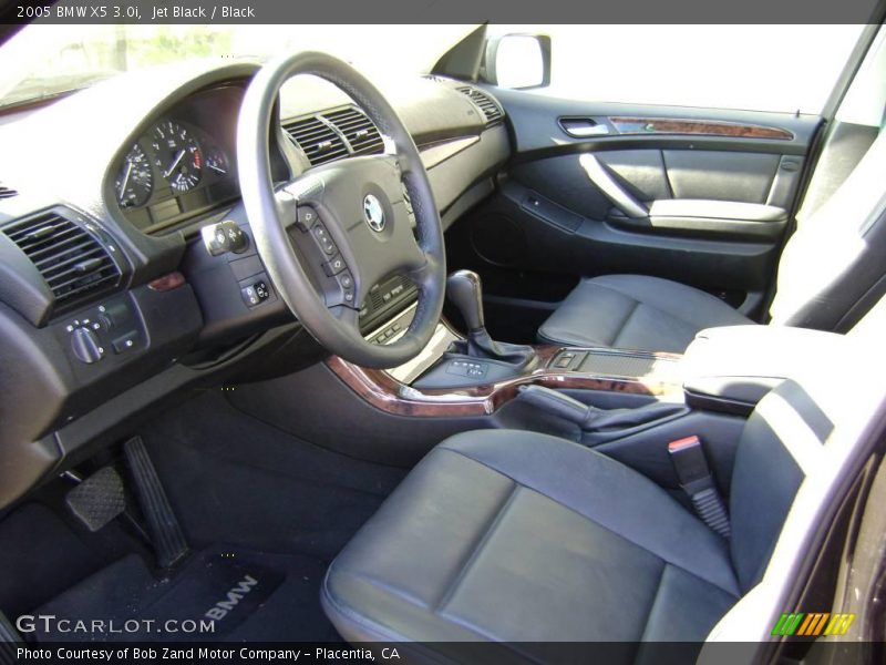 Jet Black / Black 2005 BMW X5 3.0i