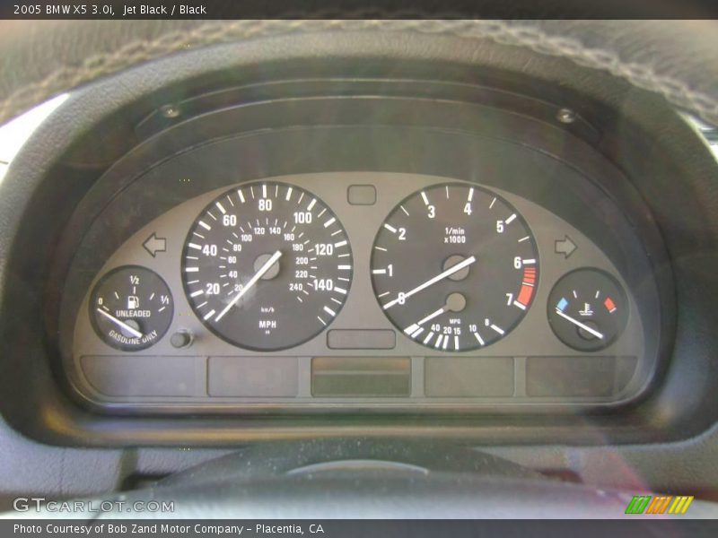 Jet Black / Black 2005 BMW X5 3.0i