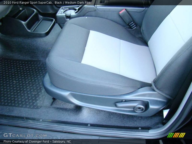 Black / Medium Dark Flint 2010 Ford Ranger Sport SuperCab