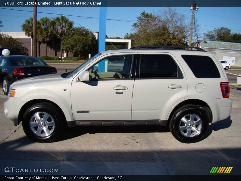 Light Sage Metallic / Camel 2008 Ford Escape Limited
