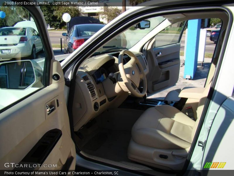 Light Sage Metallic / Camel 2008 Ford Escape Limited
