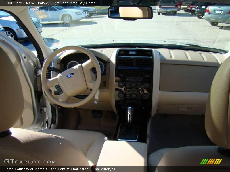 Light Sage Metallic / Camel 2008 Ford Escape Limited