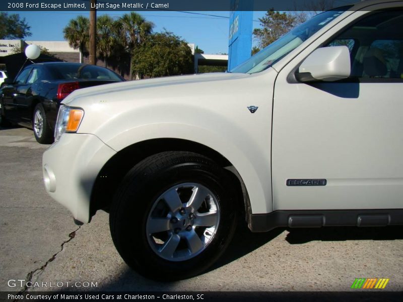 Light Sage Metallic / Camel 2008 Ford Escape Limited