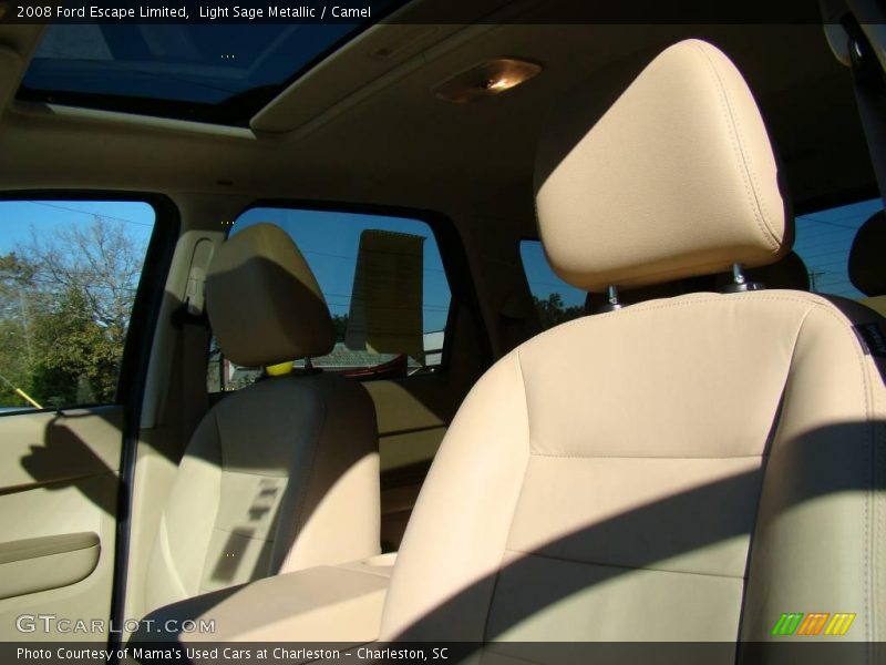 Light Sage Metallic / Camel 2008 Ford Escape Limited